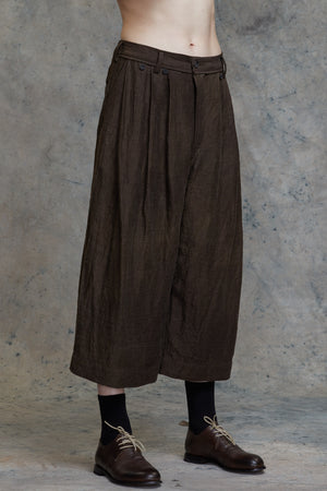 Pleated Extra Wide Leg Trousers