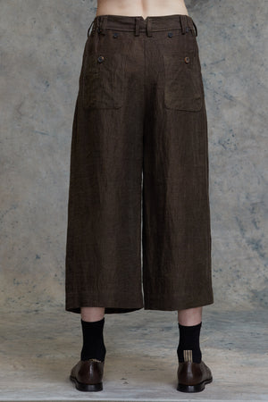 Pleated Extra Wide Leg Trousers
