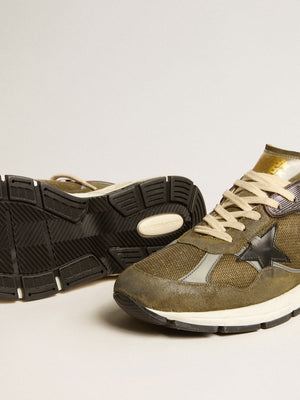 Man Dad Star Suede and Mesh w/ Black Leather Star and Heel Tab