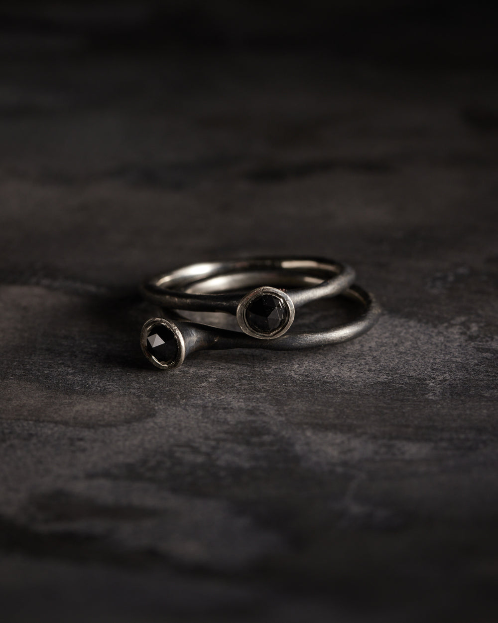 Eila Ultima Ring Black Oxidised Silver