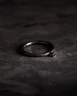 Eila Ring Black Oxidised Silver