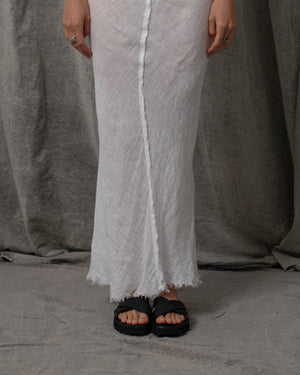Ibiza Skirt Linen White