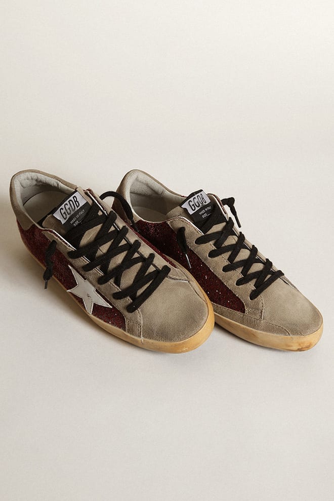Super Star Classic with List Woman - Bordeaux / Taupe / White