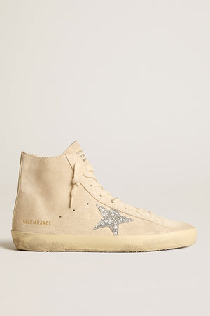 Woman Francy Suede w/ Silver Glitter Star and Leather List