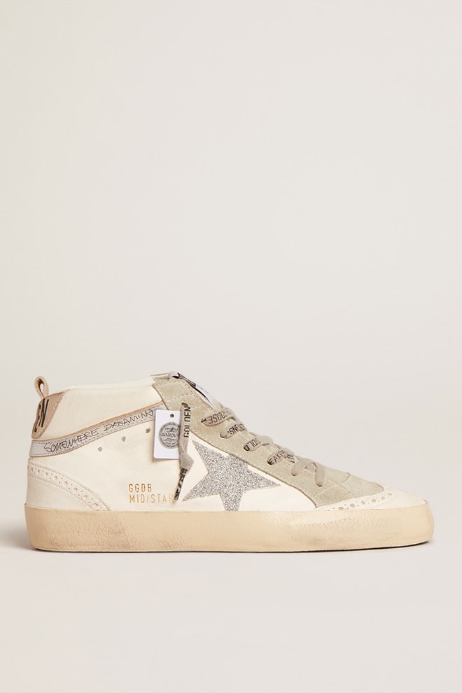 Mid Star in Nappa and Suede w/ Crystal Star