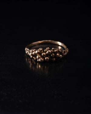 Caviar Ring Bronze