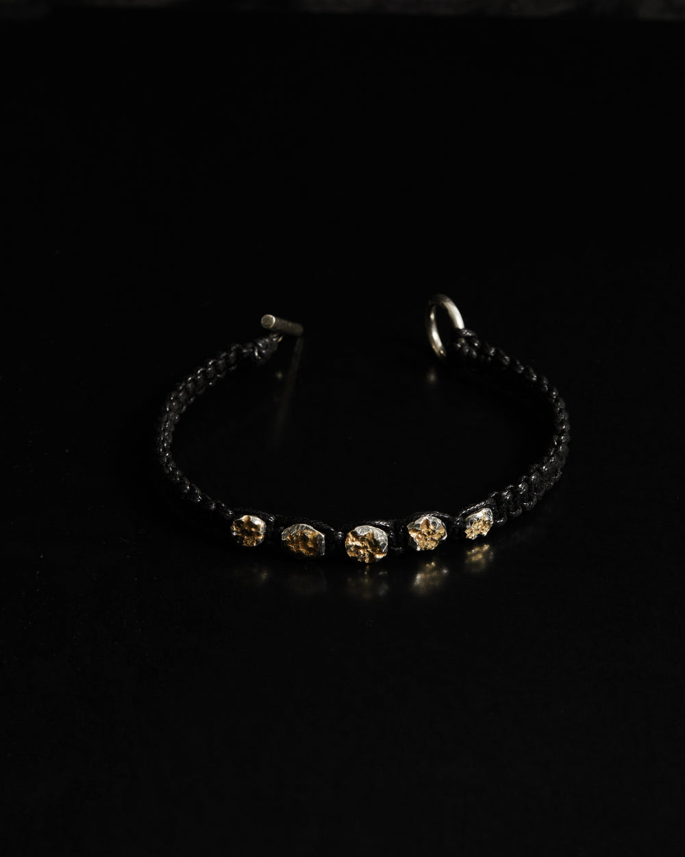 Lava Beads Macramé Bracelet