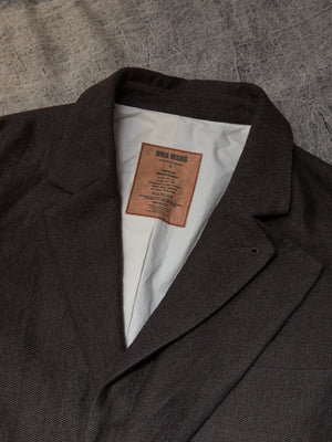 Jerrion Jacket Linen Wool Brown