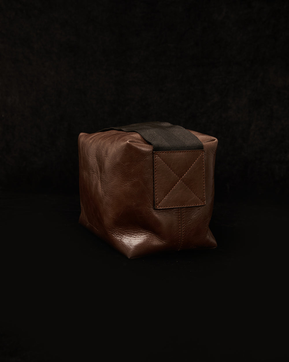Medium Shoulder Bag Brown w/ Black Strap
