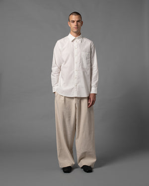 Polky Pants Off White