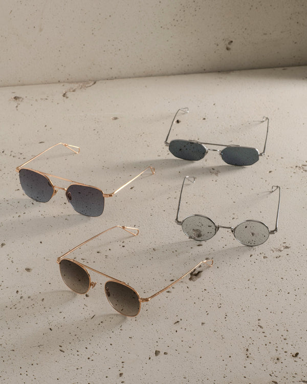 【AHLEM】Belleville /grey gold Ahlem | Belleville in Grey Gold Sunglasses - twelvesixtynine