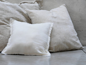 005 Raw Washed Hemp Pillows Dye-less