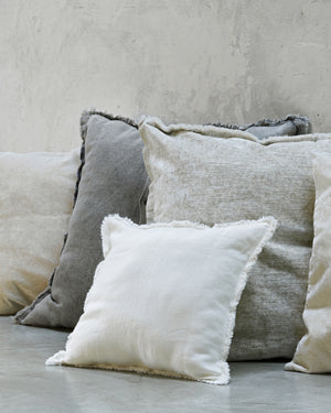 005 Raw Washed Hemp Pillows Dye-less