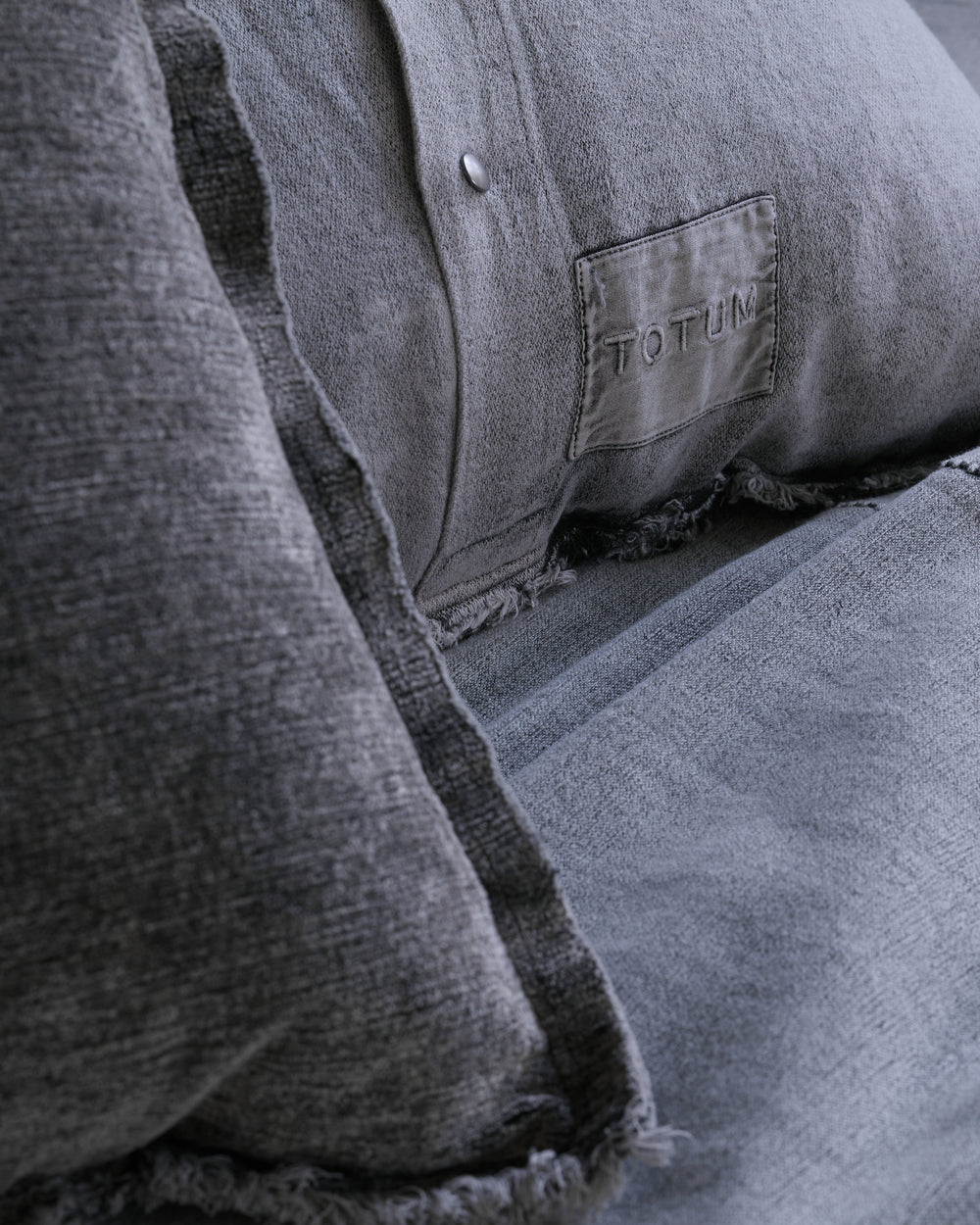 005 Raw Washed Hemp Pillows - Sandstone