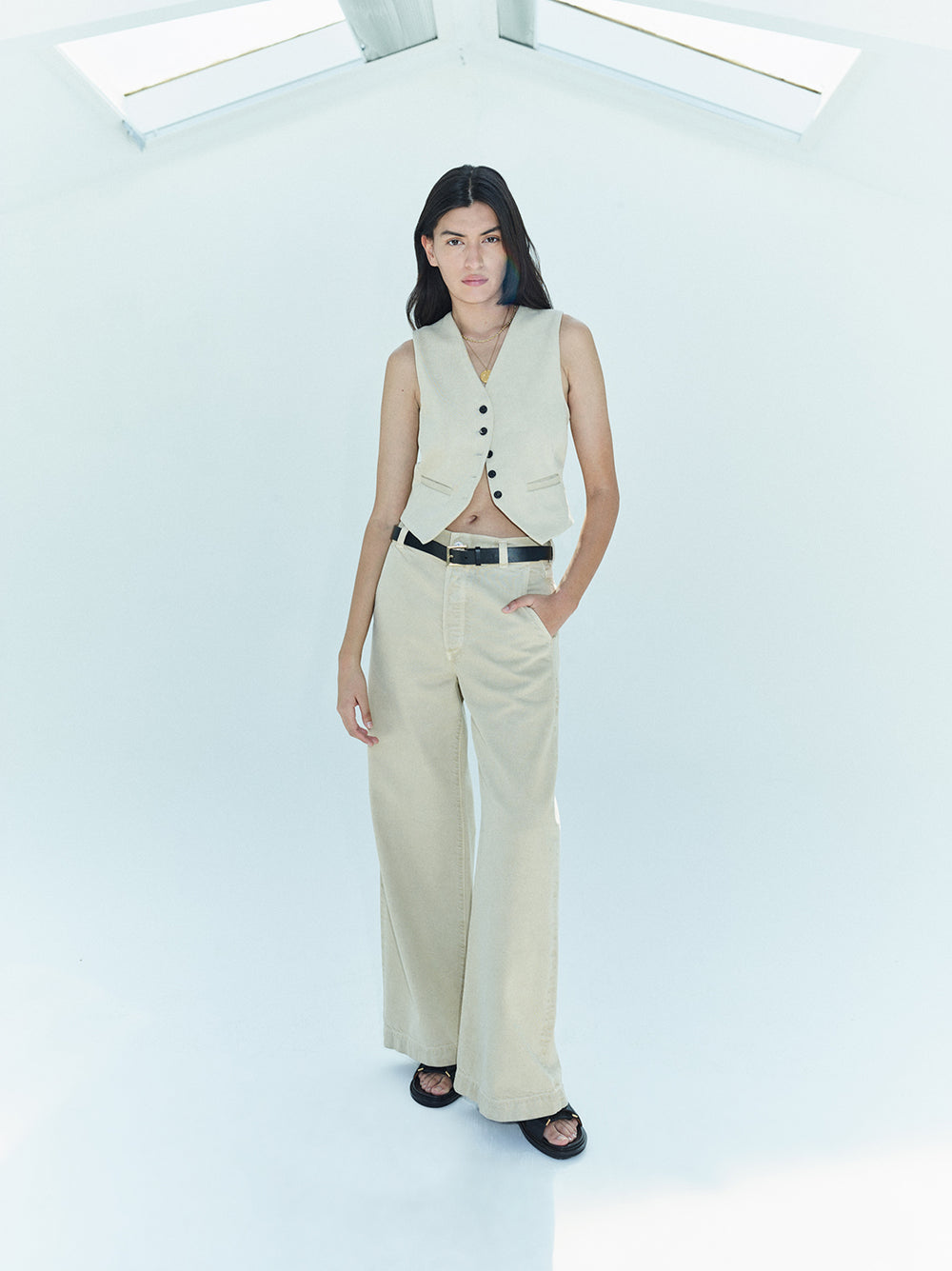 Beverly Trouser in Taos Sand