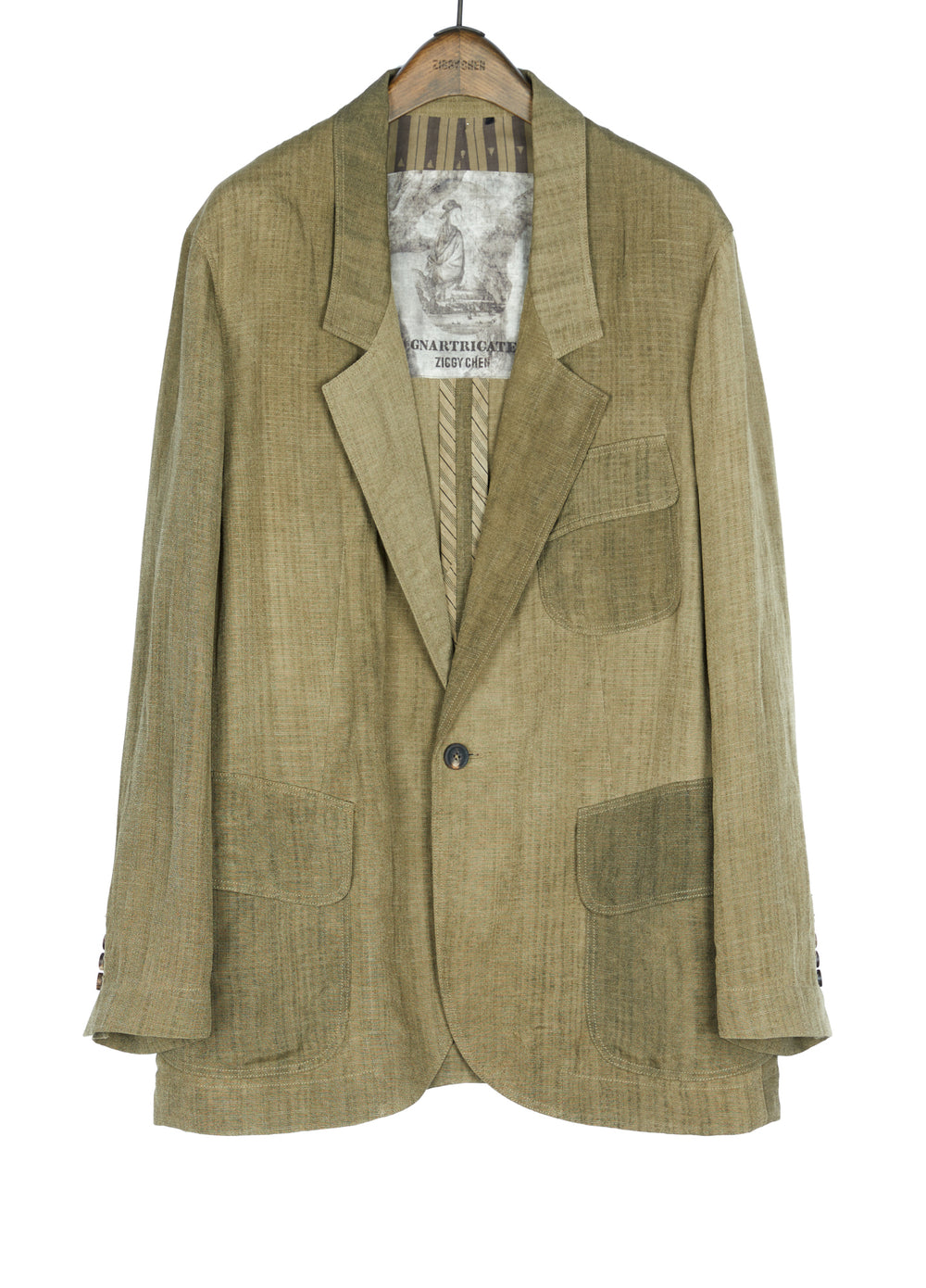 1 Button Long Jacket