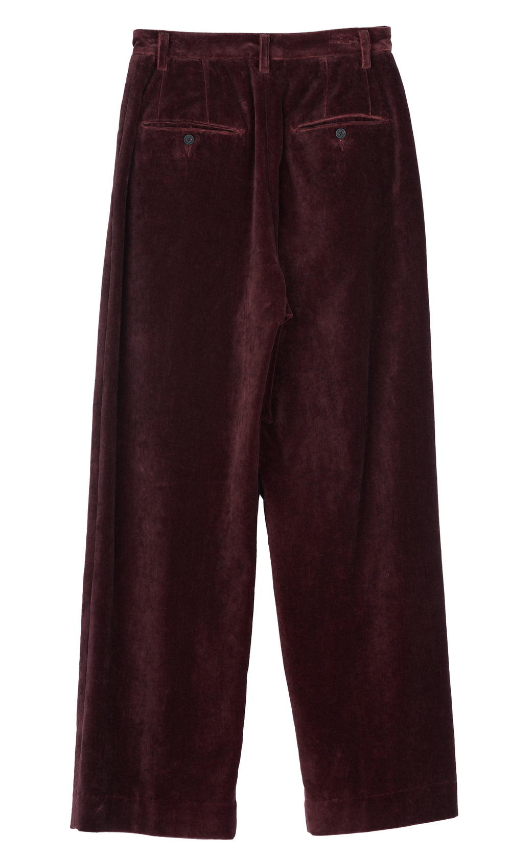 Womens Trousers Cotton Burgundy