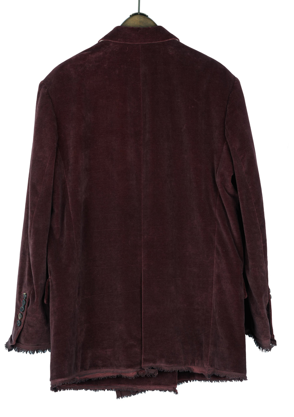 Womens Jacket Cotton Burgundy