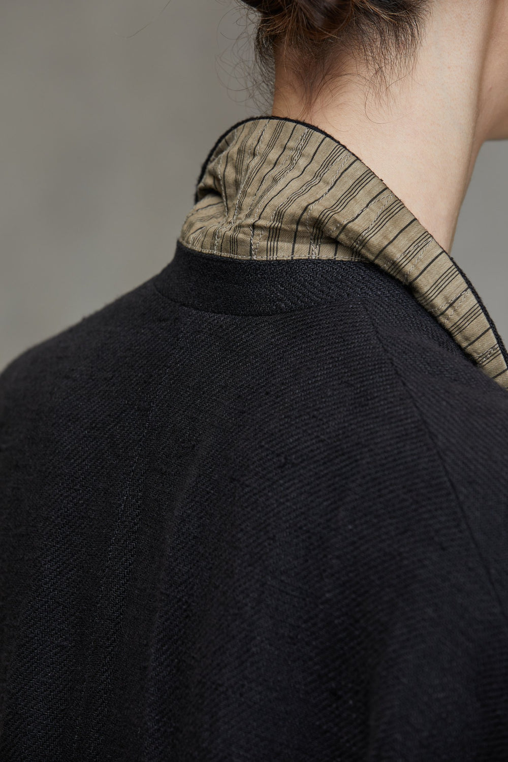 Oversized Long Coat Black