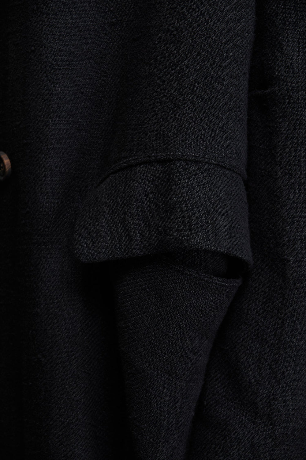 Oversized Long Coat Black