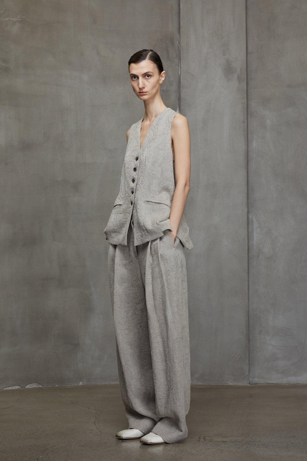 Extra Long Straight Trousers Dust