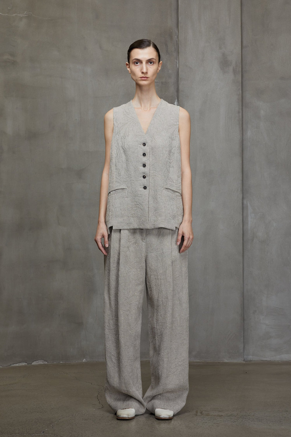 Extra Long Straight Trousers Dust