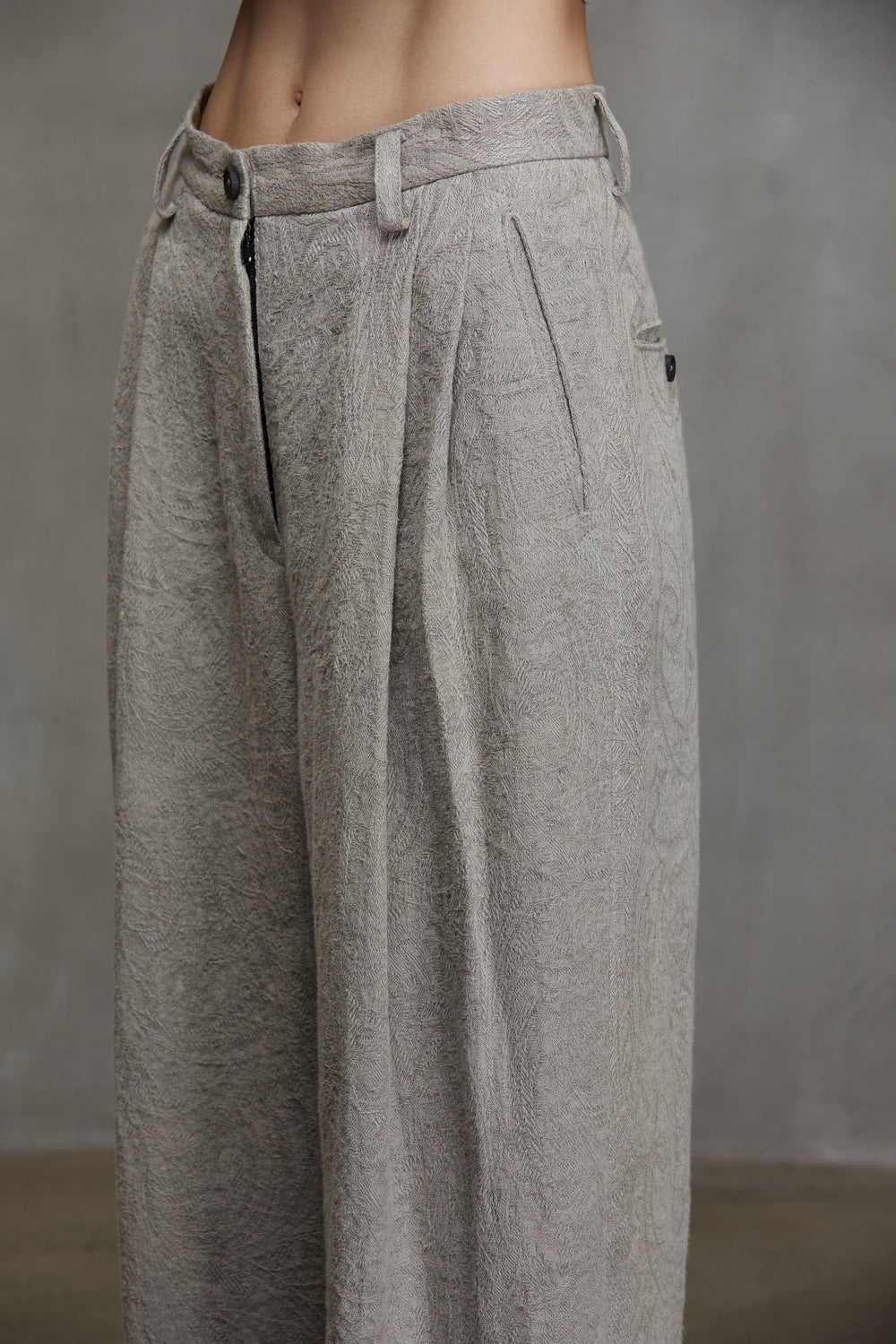 Extra Long Straight Trousers Dust