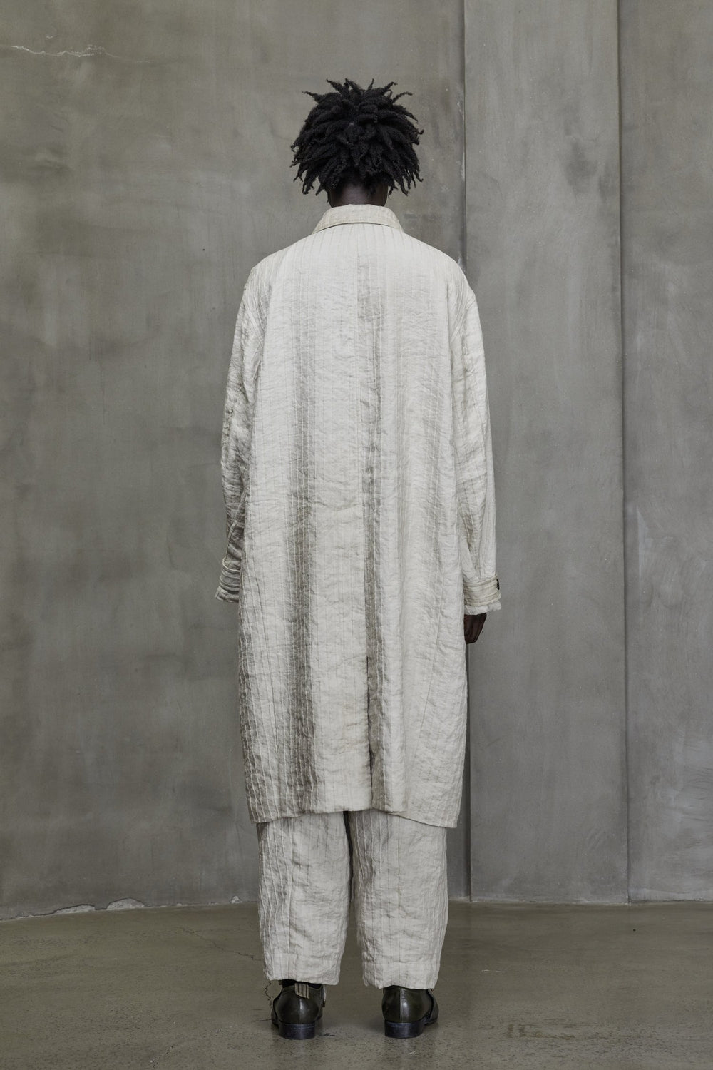 Classic Workers Coat Antique White