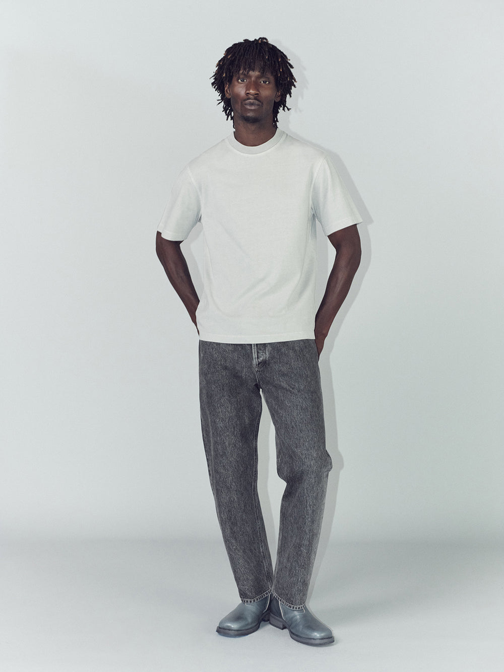 Asha Mock Neck Tee Reflect