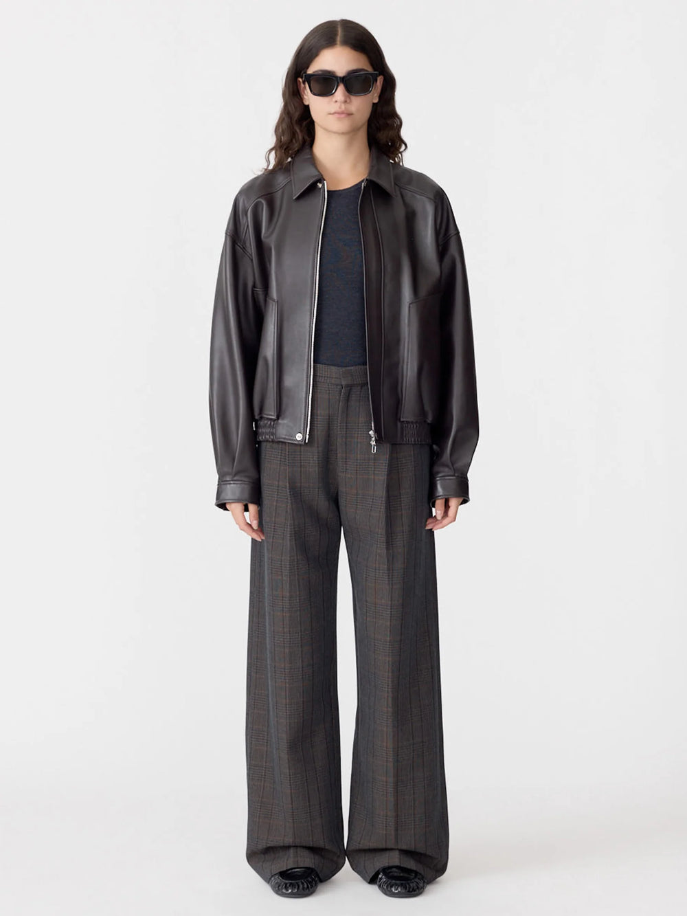 Western Leather Jacket Carob