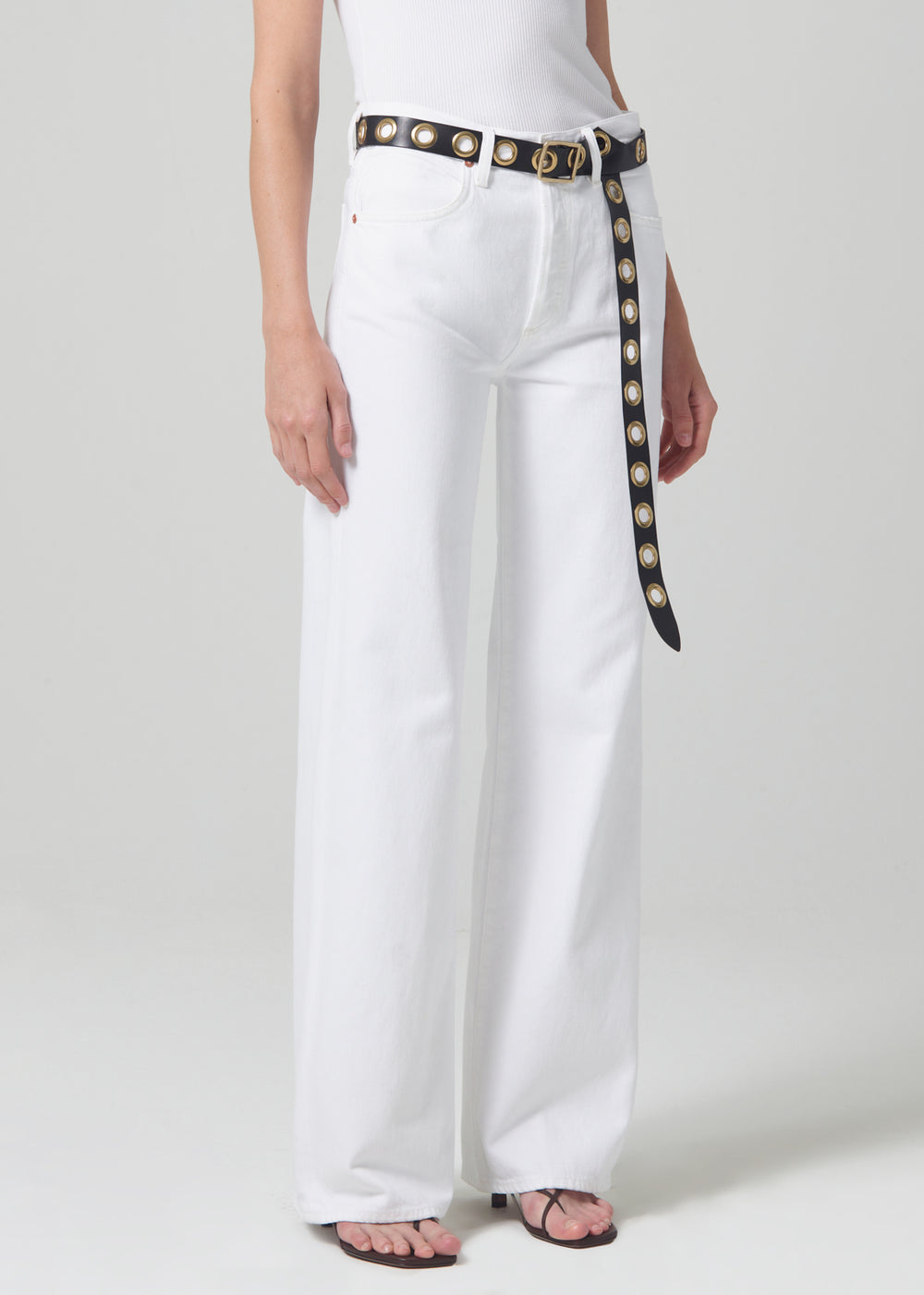 Annina Trouser Jean 33" in Seashell