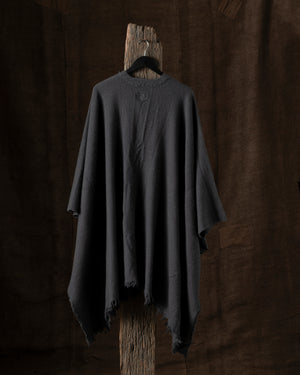 1820 Long Pucco Wrap VT Cashmere Old Black