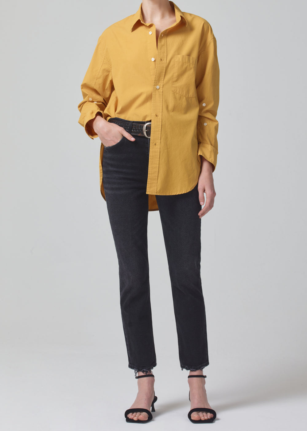 Jolene High Rise Vintage Slim in Stormy