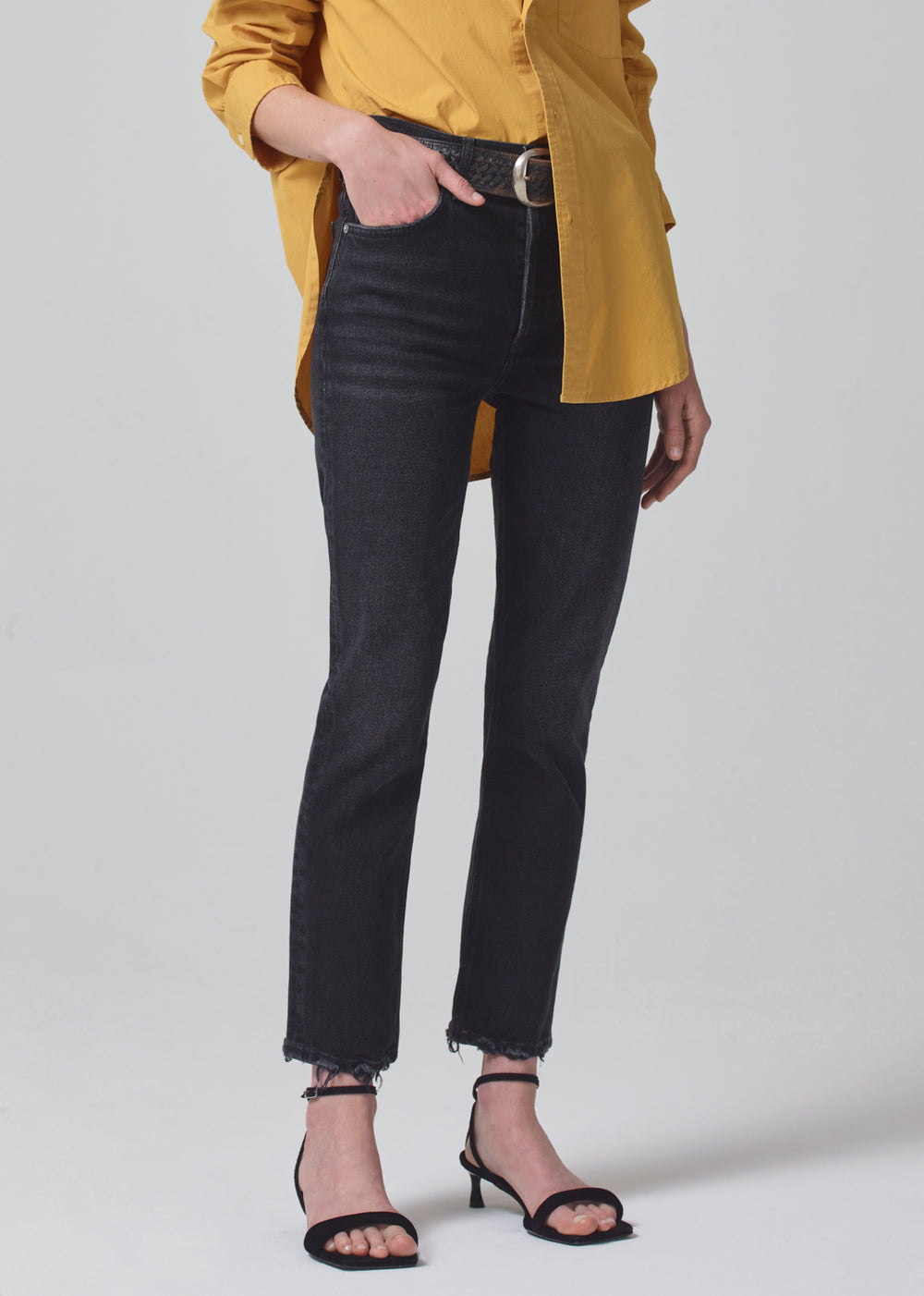 Jolene High Rise Vintage Slim in Stormy