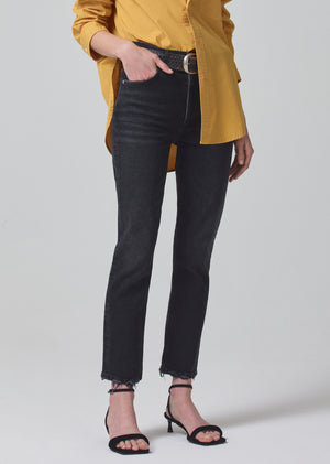Jolene High Rise Vintage Slim in Stormy