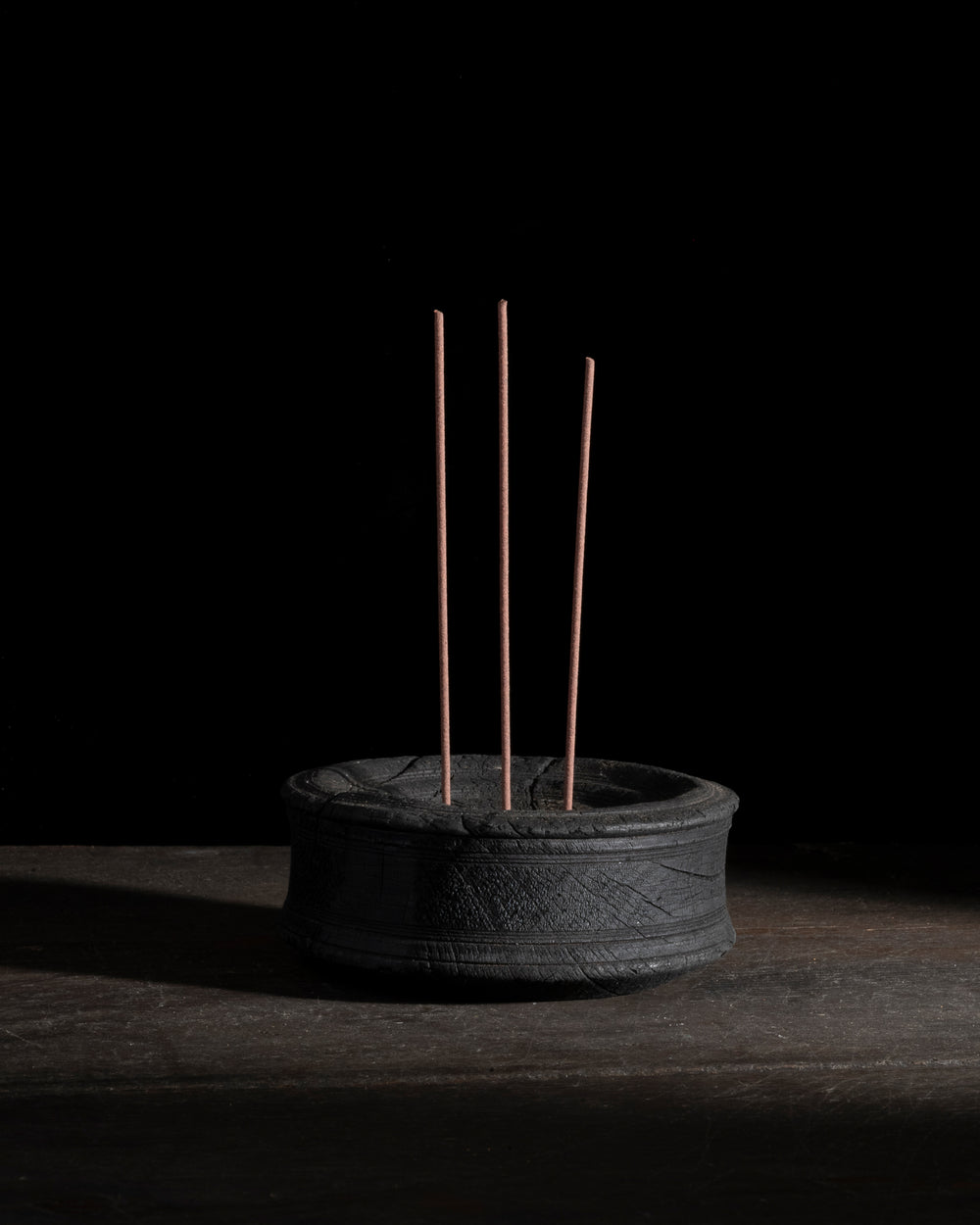 Oak Wood Ceremonial Incense Holder #1