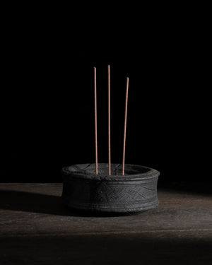 Oak Wood Ceremonial Incense Holder #1
