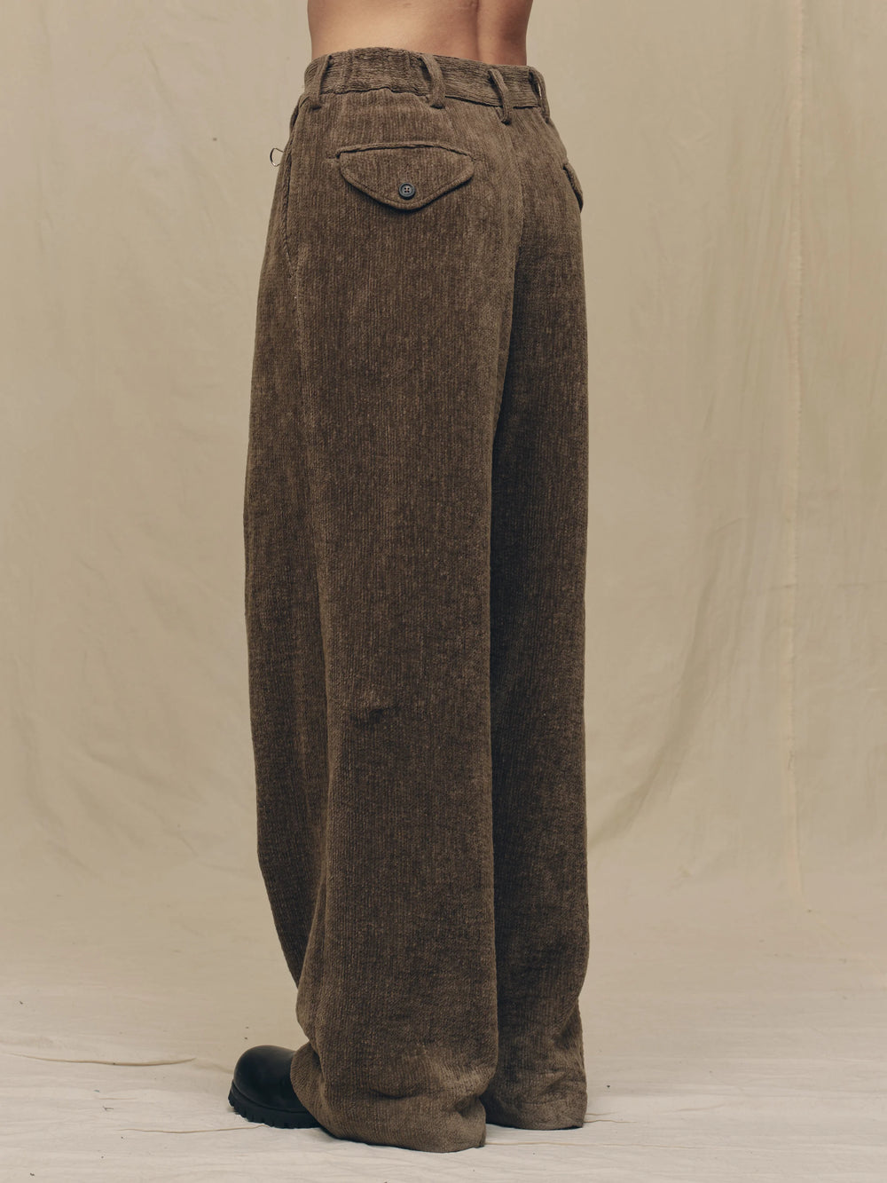 Chenille Cloth Straight Leg Trousers