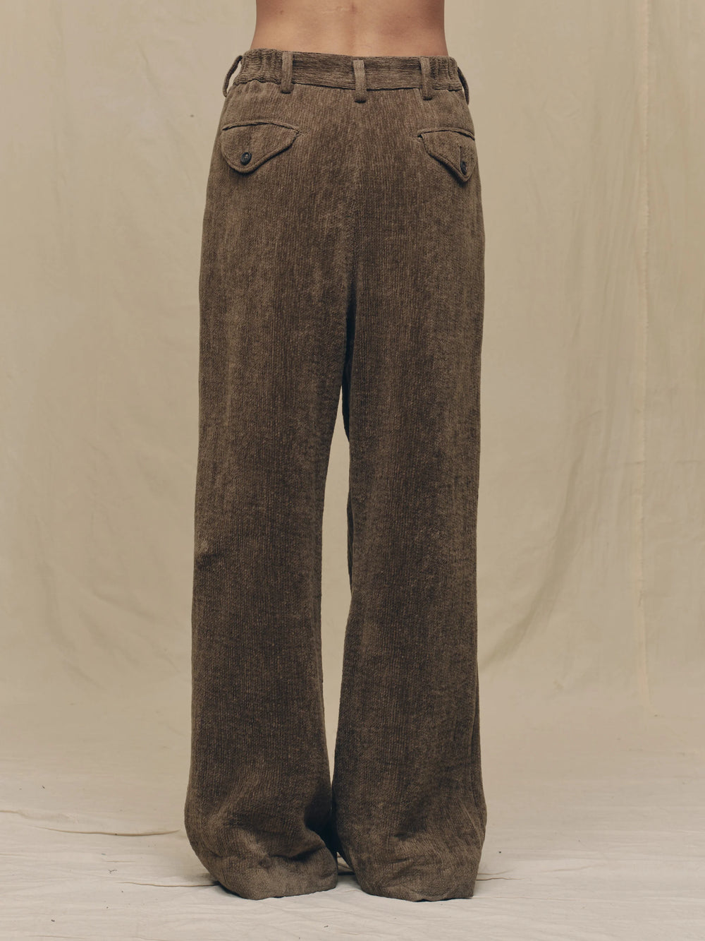 Chenille Cloth Straight Leg Trousers