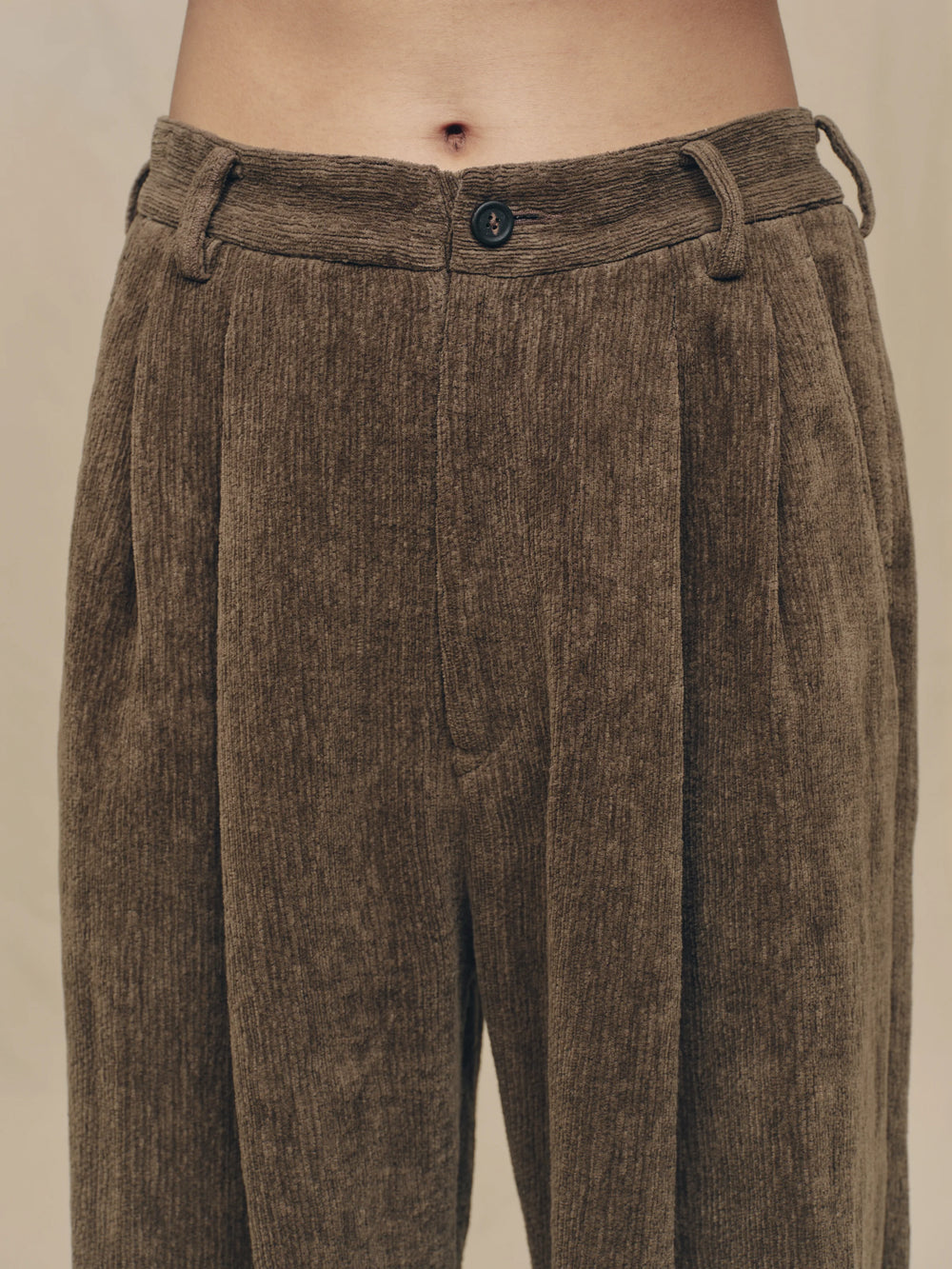 Chenille Cloth Straight Leg Trousers