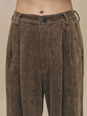 Chenille Cloth Straight Leg Trousers