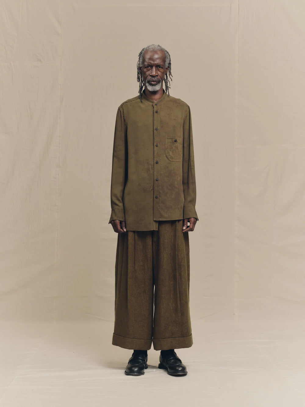 Mandarin Collar Shirt