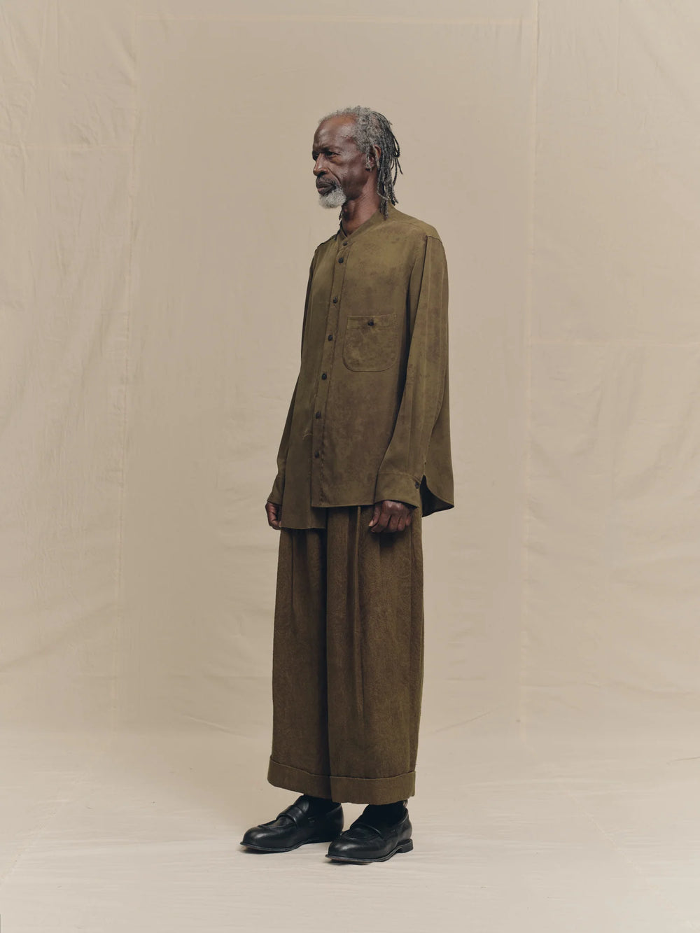Mandarin Collar Shirt