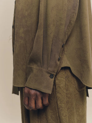 Mandarin Collar Shirt