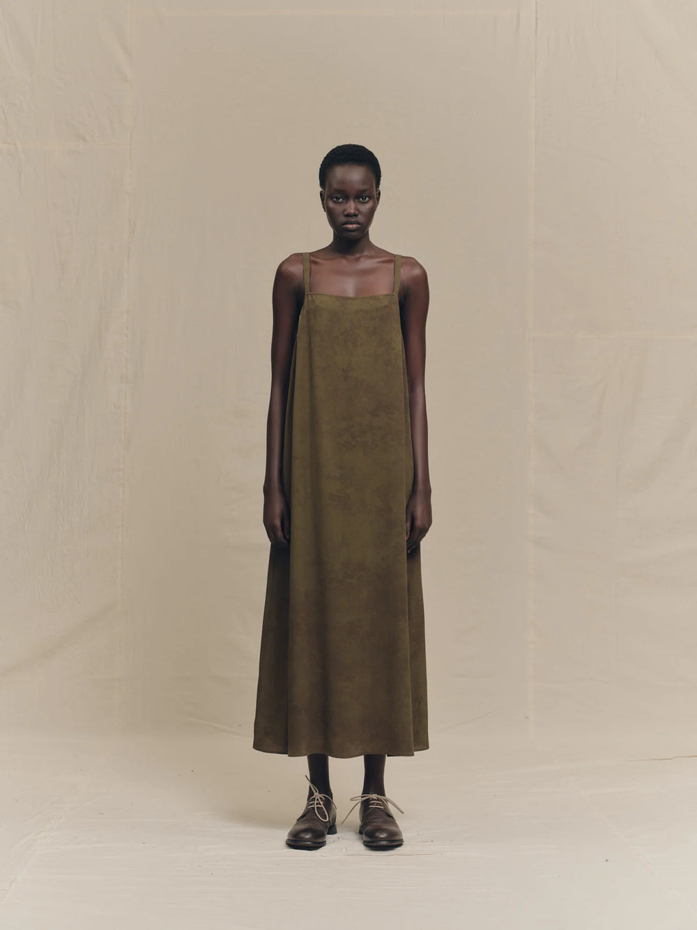 Sleeveless Silk Dress