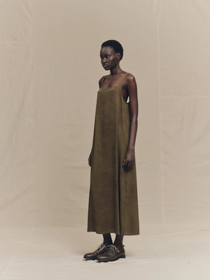 Sleeveless Silk Dress