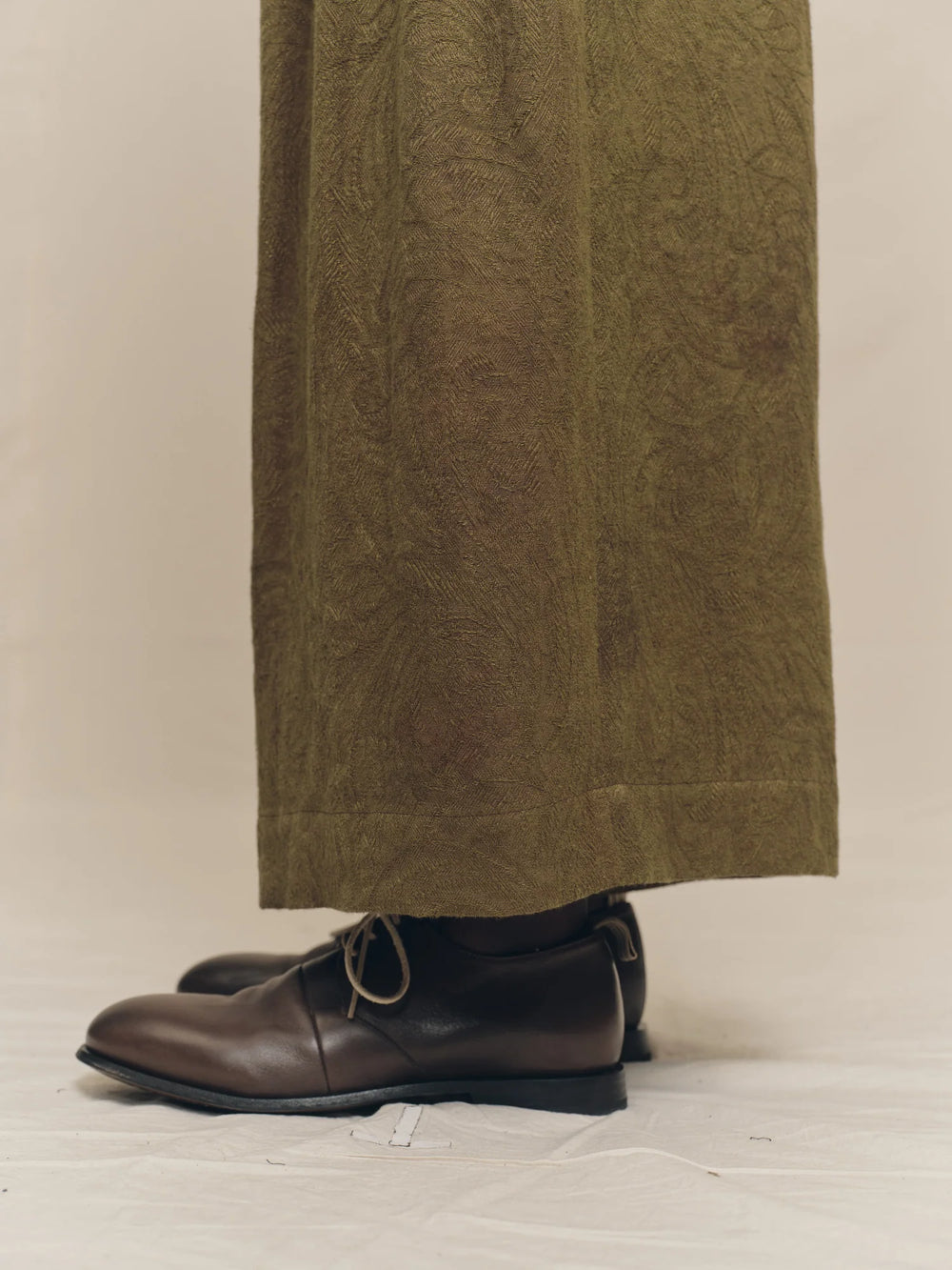Jacquard Wide Leg Trouser