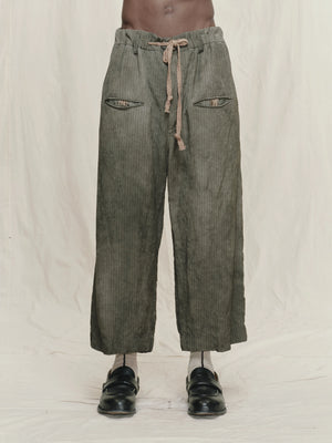 Striped Drawstring Trouser