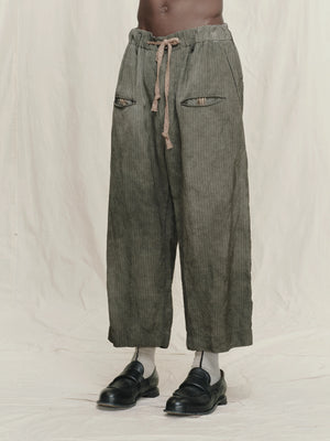 Striped Drawstring Trouser