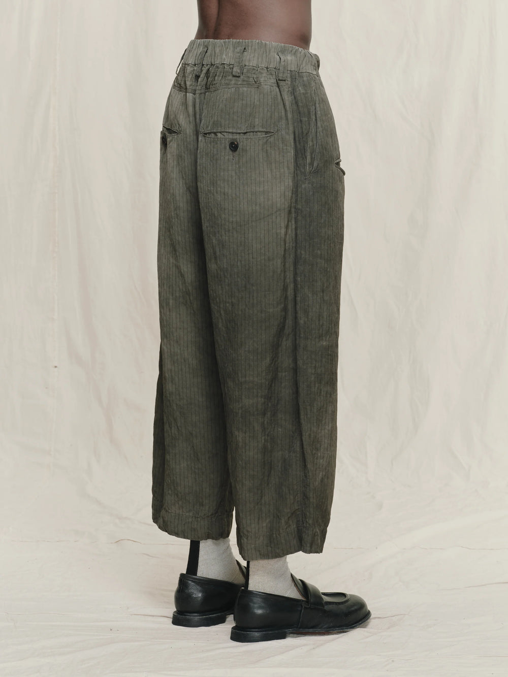 Striped Drawstring Trouser